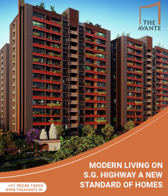 Modern Living on S G Highway  A New Standard of Home  4 bhk Flats in sargasan gandhinagar 